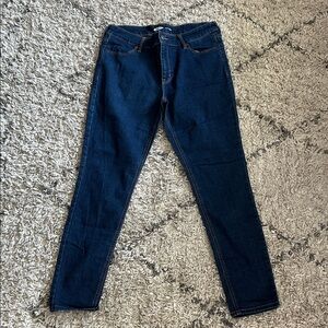 Old Navy Women's Deep Blue Skinny Jeans